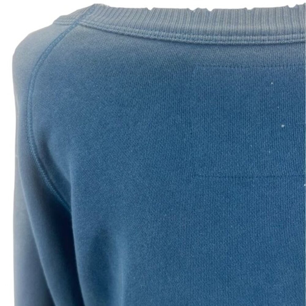 Vintage Free People Blue Printed Lion & The Coat Of Arms Sweater Tunic - Picture 6 of 9